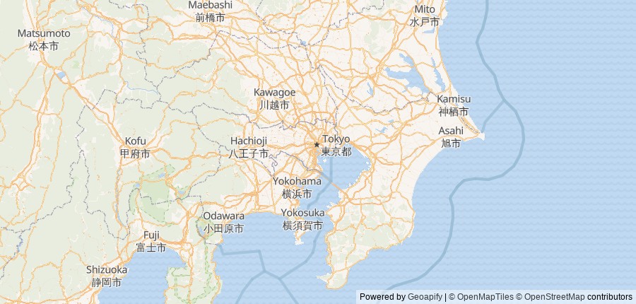Lage-Übersicht — Tokio, Japan